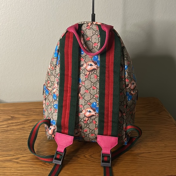 Gucci supreme monogram deer backpack NWB - Picture 3 of 8